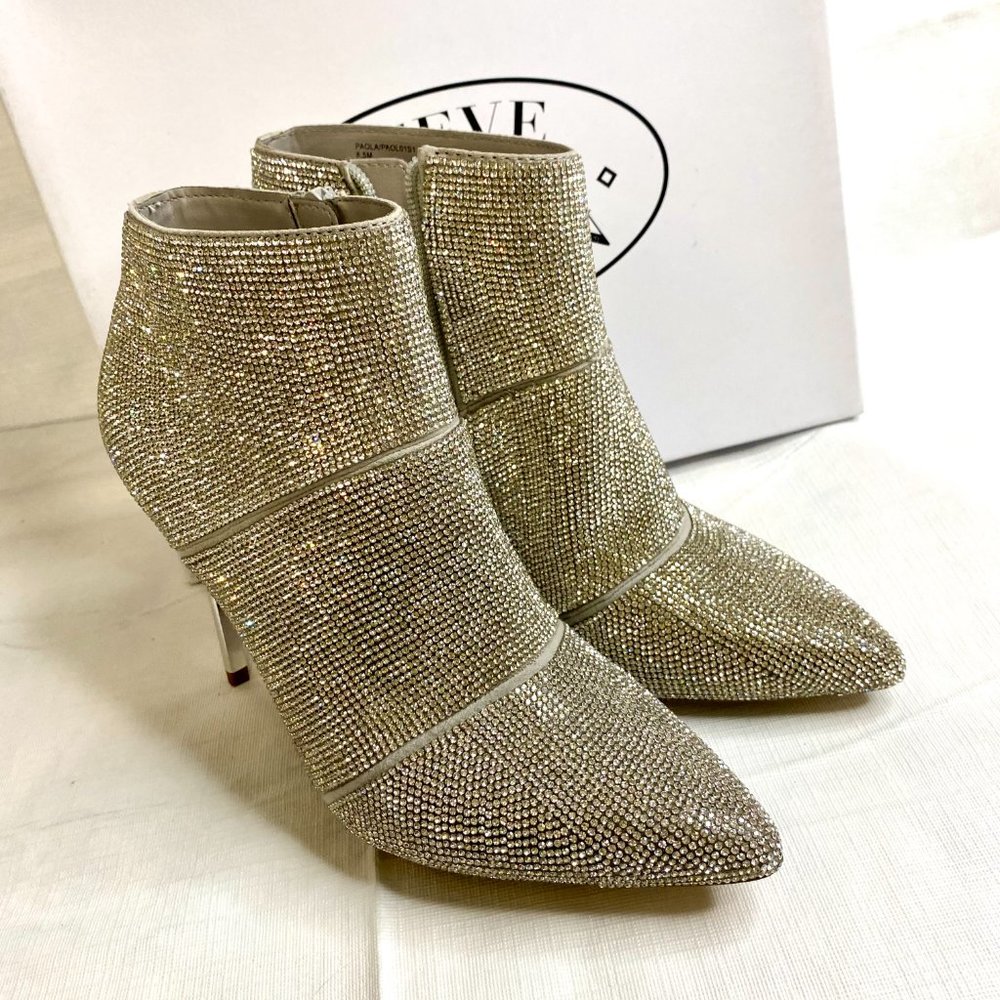 GORGEOUS High-heel Rhinestone Bootie - Picture 7 of 16